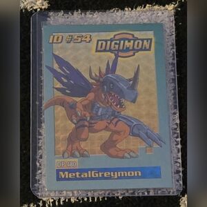 1999 Digimon MetalGreymon Holo #54 Ps1 Promo Sealed